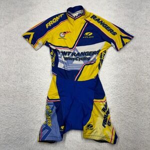 Voler One Piece Cycling Skin Suit Short Sleeve Padded Bib Women's Size XS‎